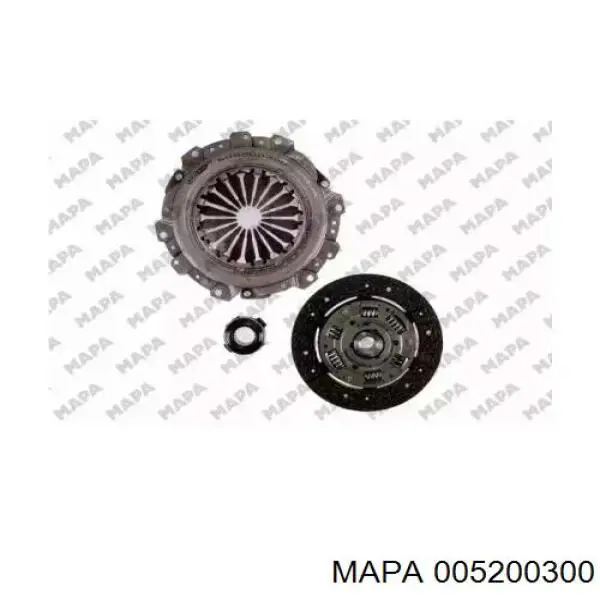 Комплект сцепления (3 части) VALEO 801298 цена, от 70.87 USD