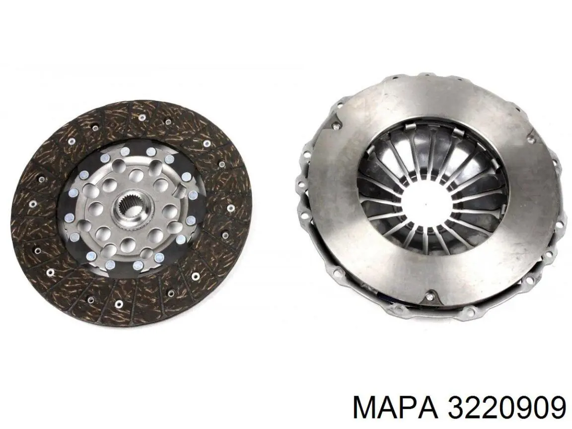 Комплект сцепления (3 части) Mapa 3220909 цена, от 92.30 USD