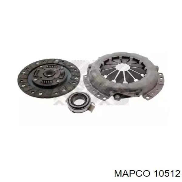 10512 Mapco kit de embraiagem (3 peças)