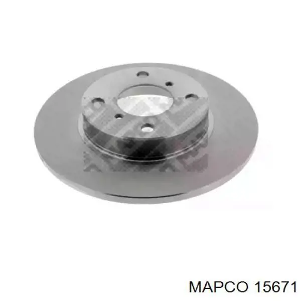 15671 Mapco диск тормозной передний
