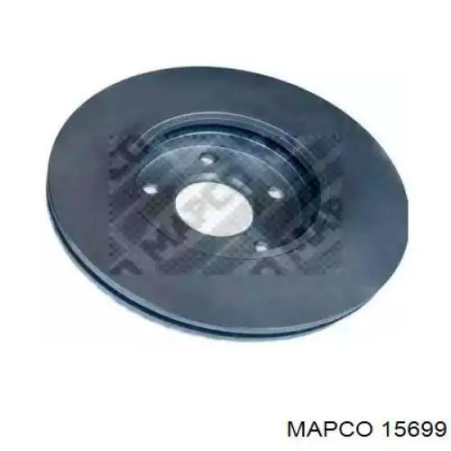 Freno de disco delantero 15699 Mapco
