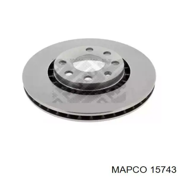 15743 Mapco диск тормозной передний