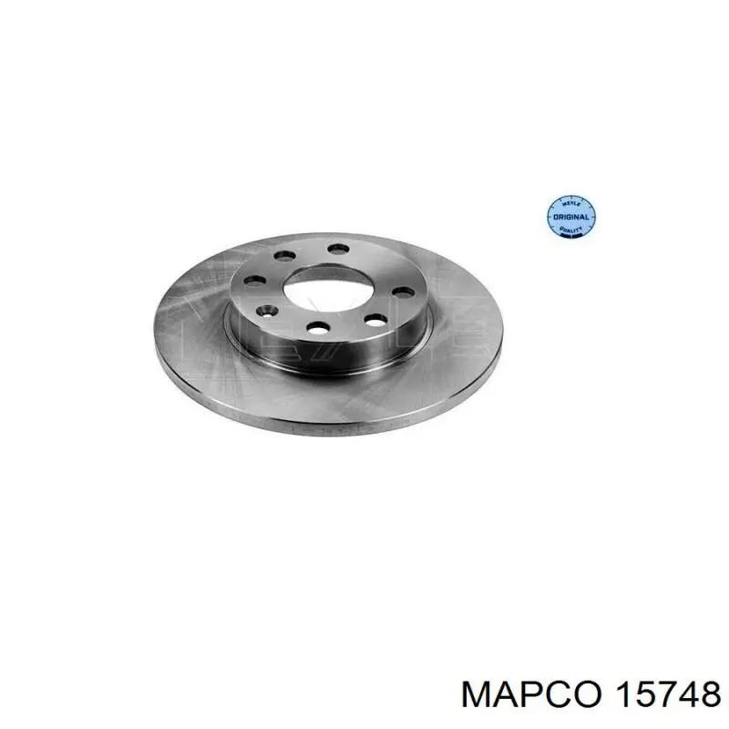15748 Mapco диск тормозной передний