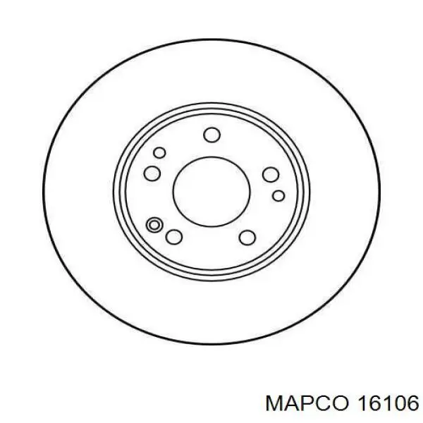 Árbol de transmisión delantero derecho 16106 Mapco