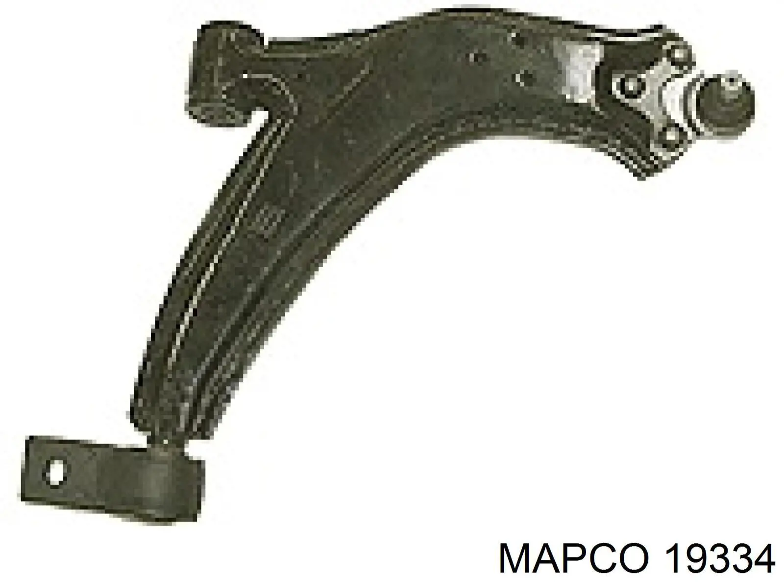 Barra oscilante, suspensión de ruedas delantera, inferior derecha 19334 Mapco