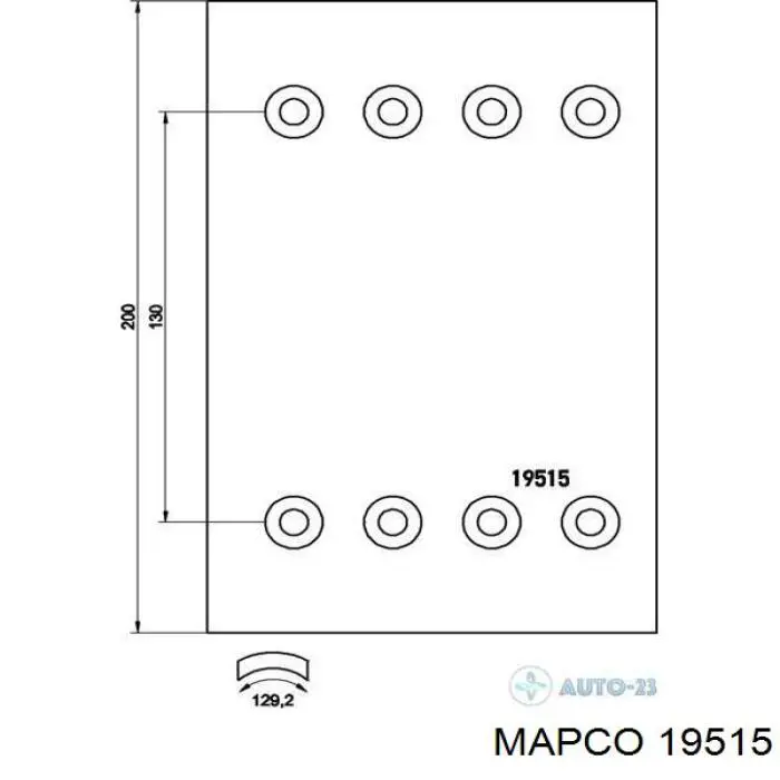 Купить 19515 Mapco Рулевая тяга