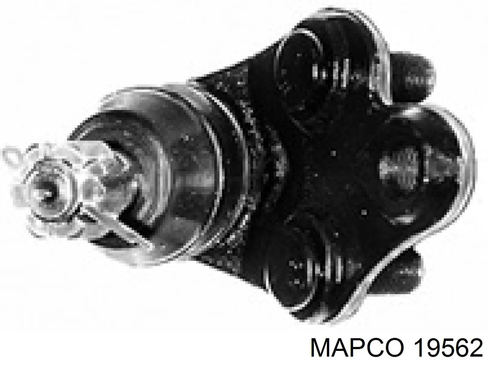 Rótula de suspensión inferior derecha 19562 Mapco