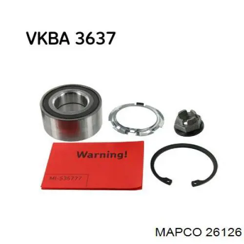 Подшипник ступицы 26126 Mapco