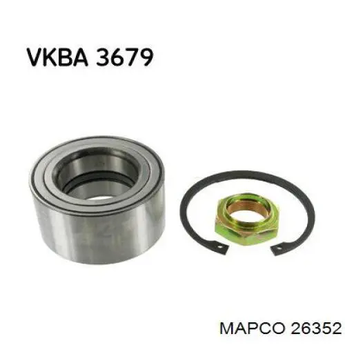 Купить 26352 Mapco Подшипник передней ступицы