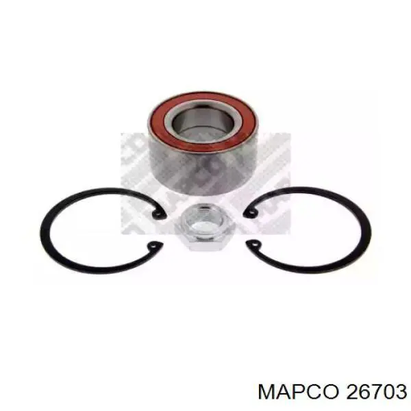 26703 Mapco Подшипник ступицы передней