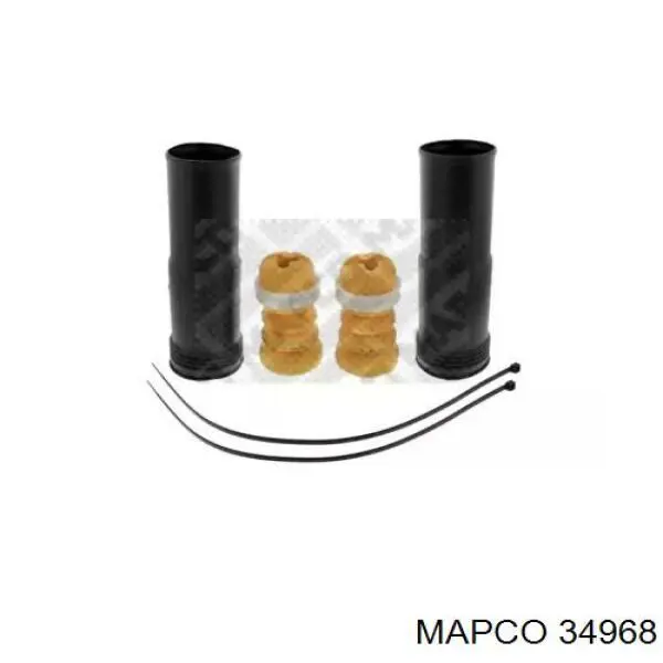 34968 Mapco pára-choque (grade de proteção de amortecedor traseiro + bota de proteção)