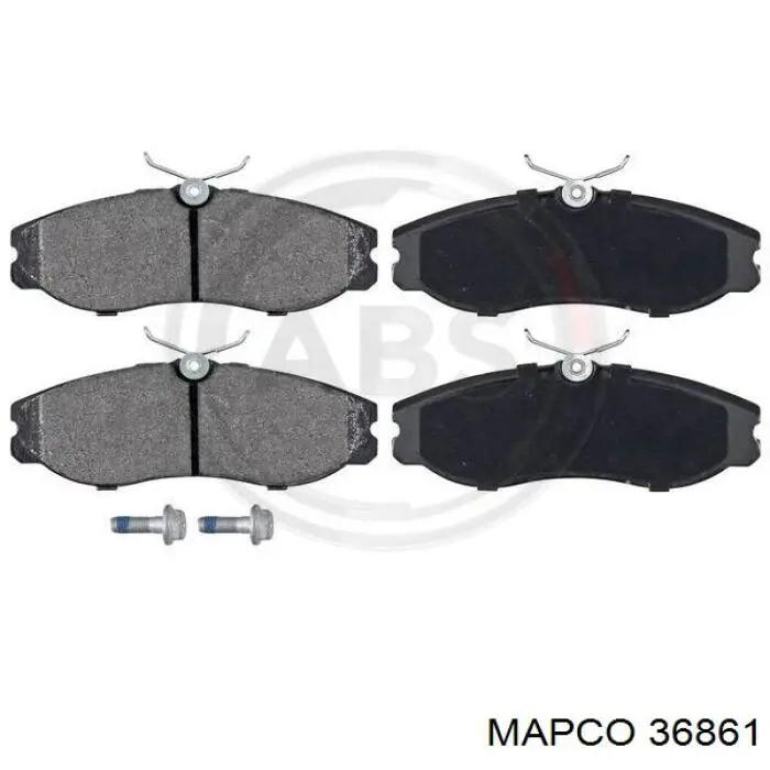 36861 Mapco подушка (опора двигателя левая)