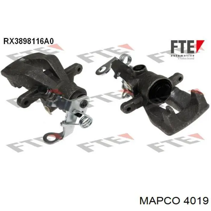 Тормозной суппорт правый задний Mapco 4019 цена, от 48.44 USD