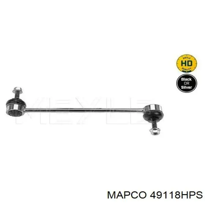 Soporte de barra estabilizadora delantera 49118HPS Mapco