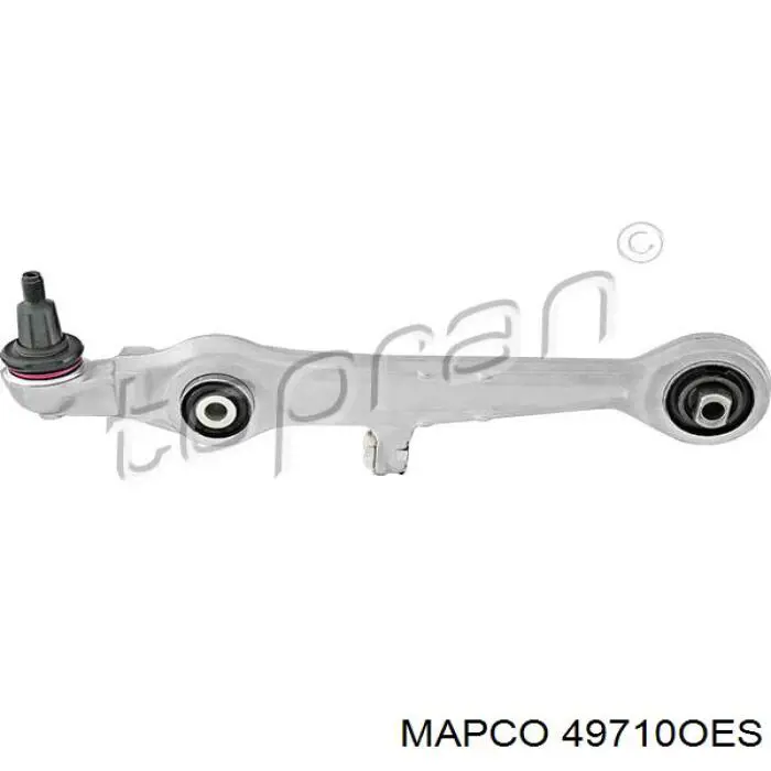Barra oscilante, suspensión de ruedas delantera, inferior izquierda/derecha 49710OES Mapco