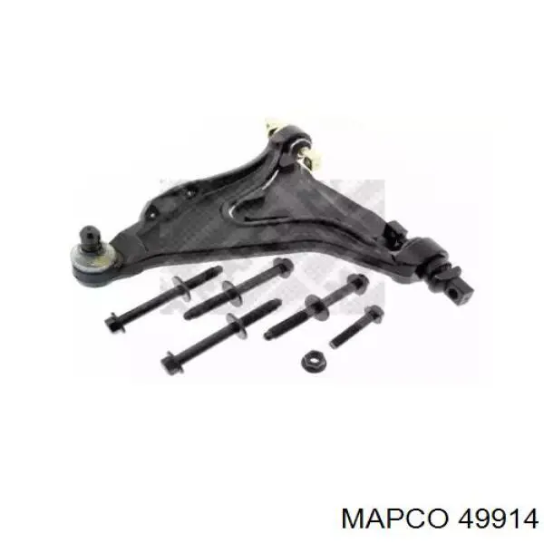 Barra oscilante, suspensión de ruedas delantera, inferior izquierda 49914 Mapco