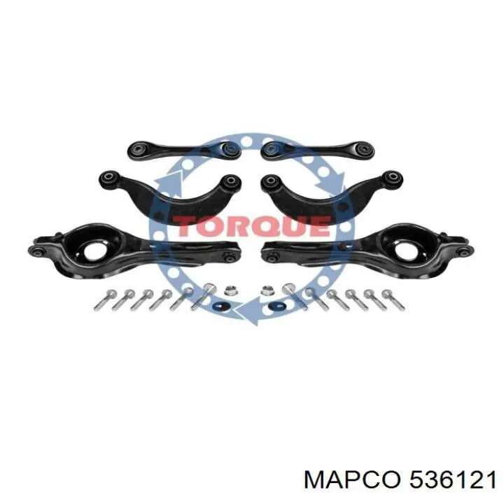 Kit Para Brazo Suspension Trasera 536121 Mapco