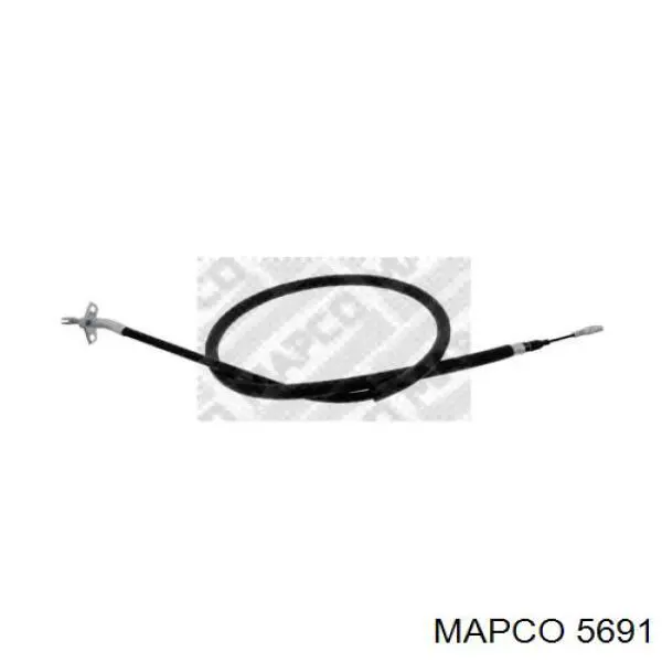 Cable de freno de mano trasero derecho 5691 Mapco