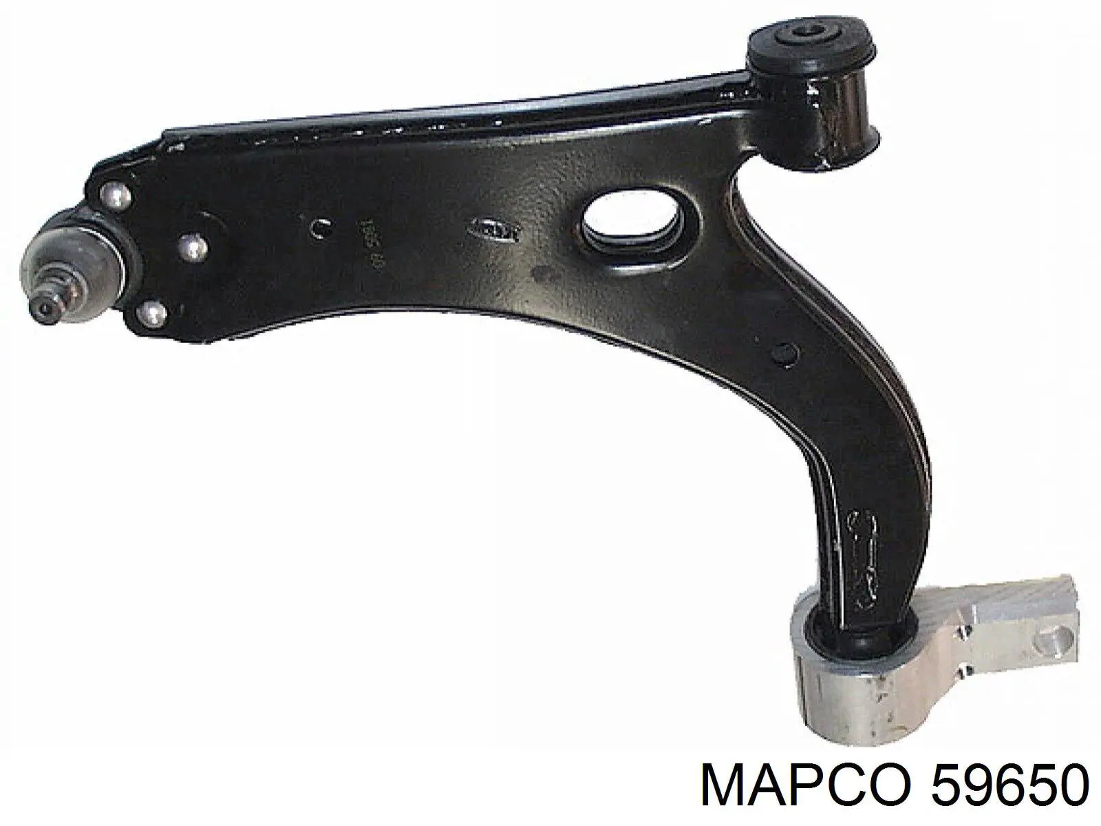 Barra oscilante, suspensión de ruedas delantera, inferior izquierda 59650 Mapco