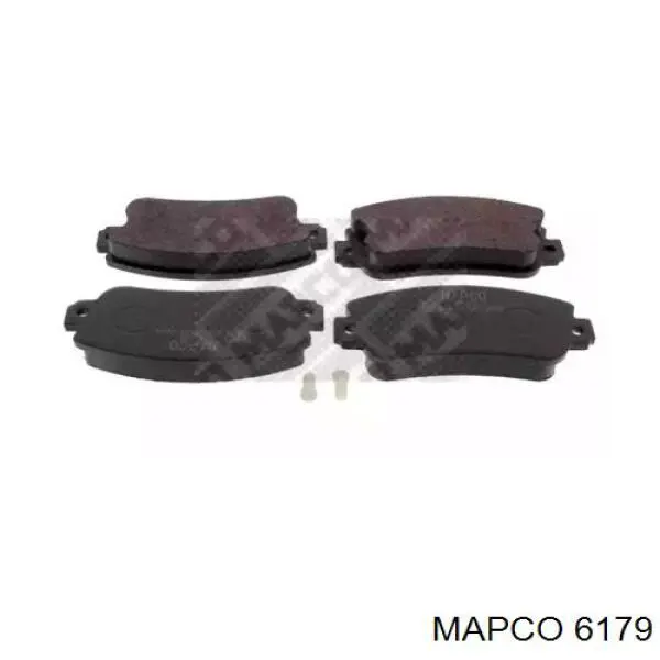 6179 Mapco колодки тормозные передние дисковые