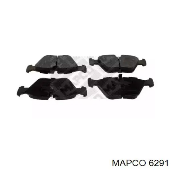6291 Mapco передние тормозные колодки