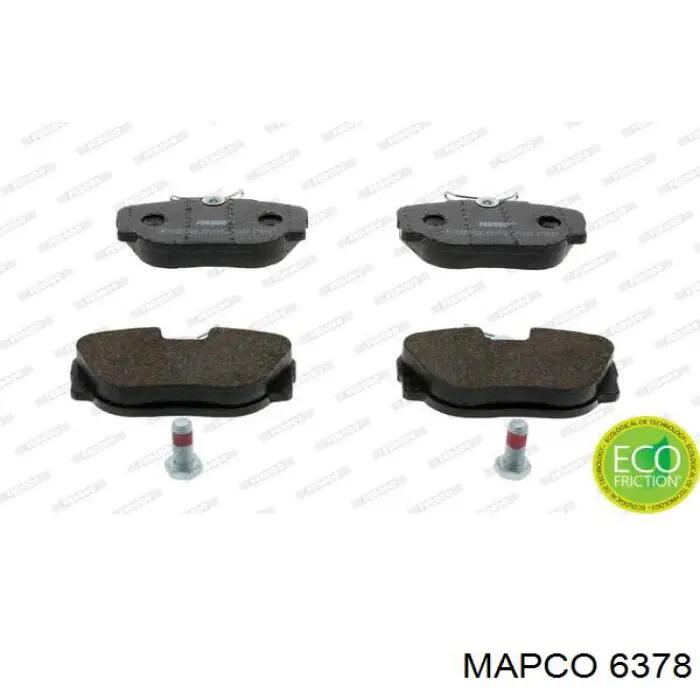 Передние тормозные колодки 6378 Mapco