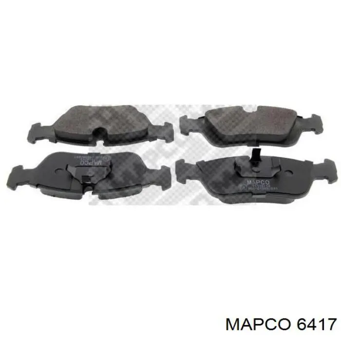 6417 Mapco колодки тормозные передние дисковые