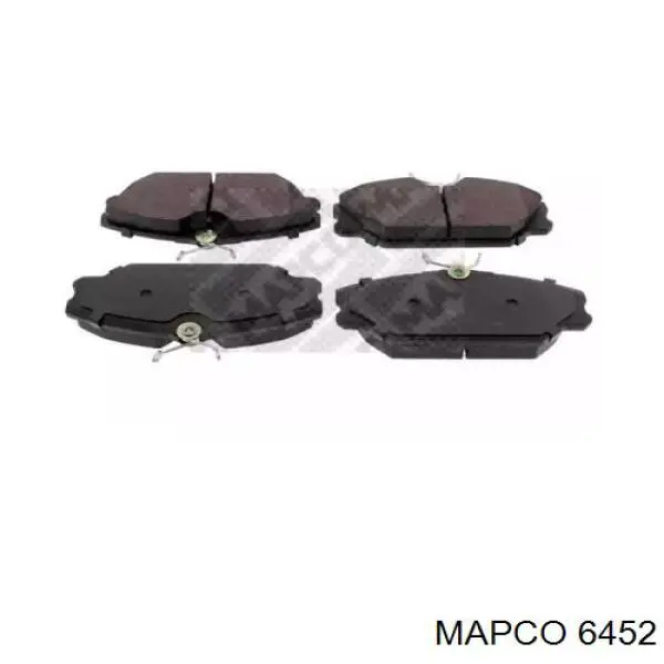 6452 Mapco колодки тормозные передние дисковые