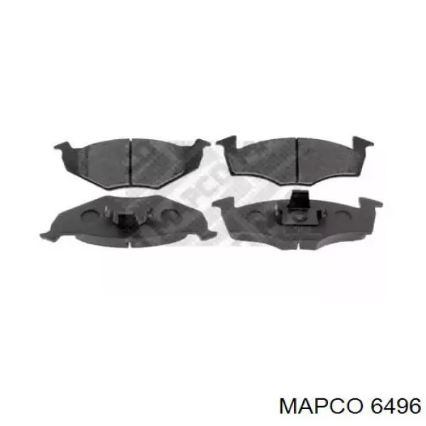 6496 Mapco колодки тормозные передние дисковые