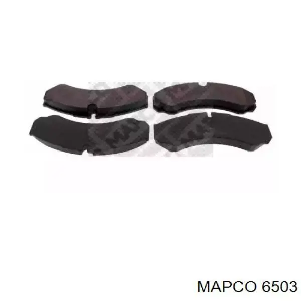 6503 Mapco колодки тормозные задние дисковые