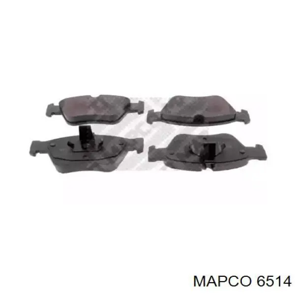 6514 Mapco колодки тормозные передние дисковые