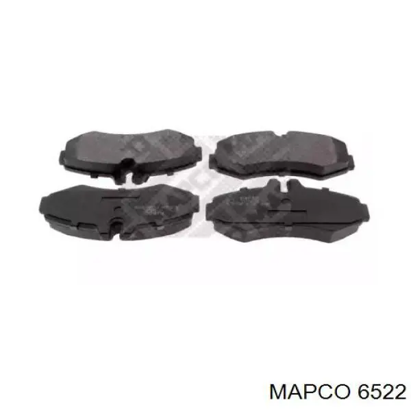 6522 Mapco колодки тормозные передние дисковые