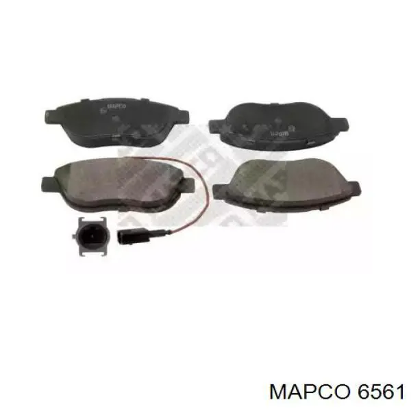 Колодки тормозные передние дисковые MAPCO 6561