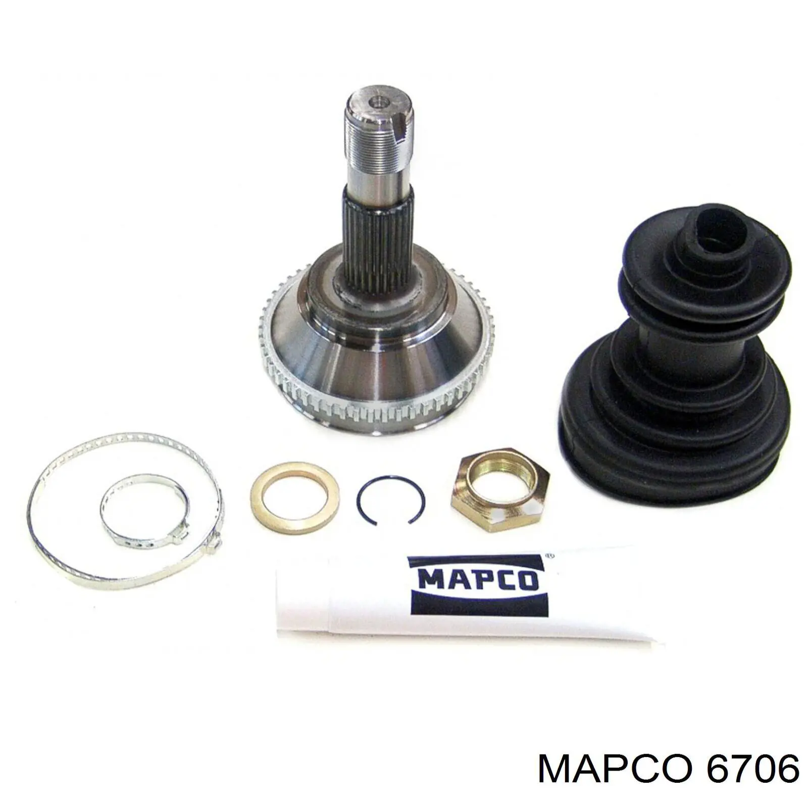 6706 Mapco колодки тормозные задние дисковые