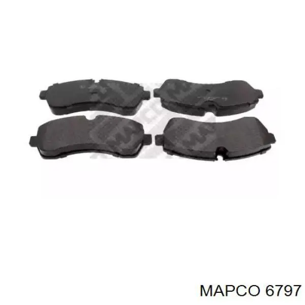 6797 Mapco колодки тормозные передние дисковые