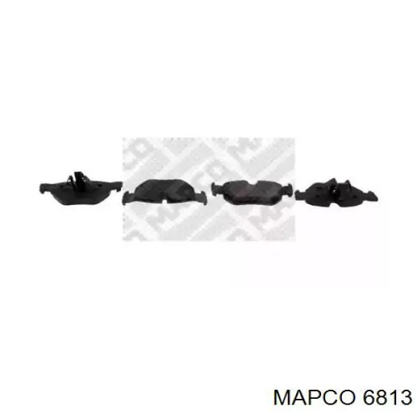 6813 Mapco колодки тормозные задние дисковые