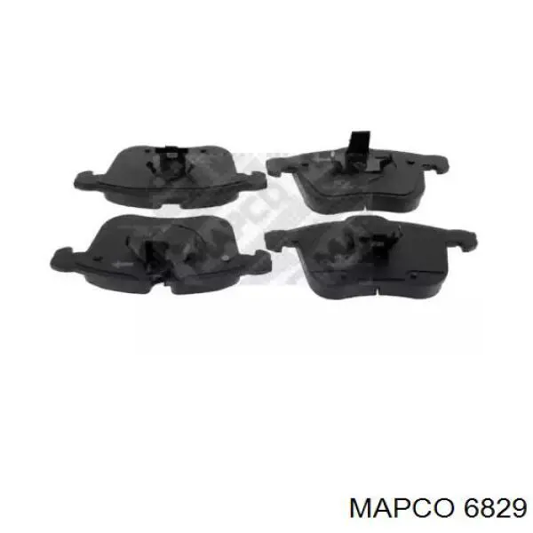 6829 Mapco колодки тормозные передние дисковые