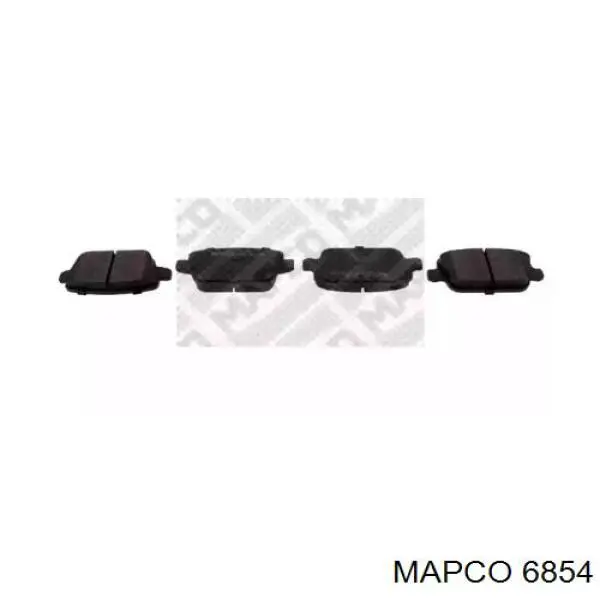 6854 Mapco колодки тормозные задние дисковые