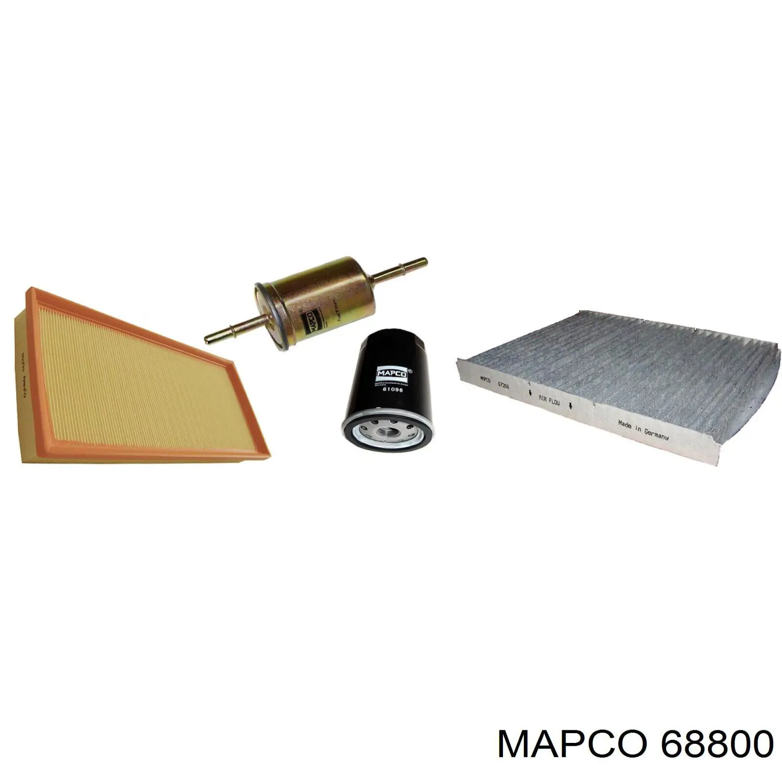 68800 Mapco масляный фильтр