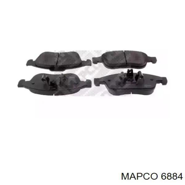 6884 Mapco колодки тормозные передние дисковые