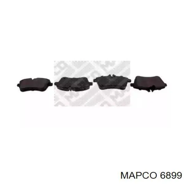 6899 Mapco колодки тормозные передние дисковые