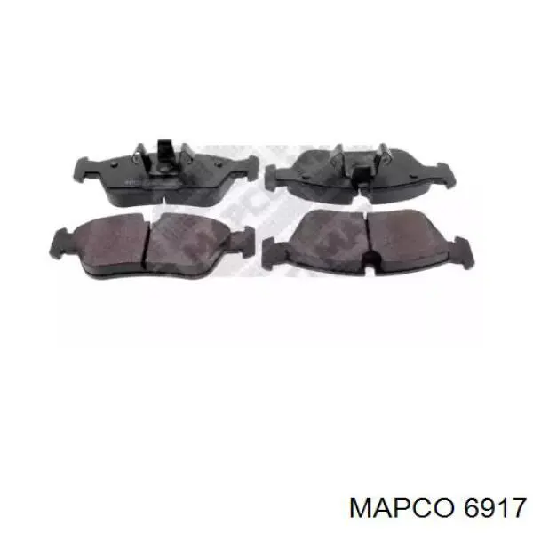6917 Mapco колодки тормозные передние дисковые