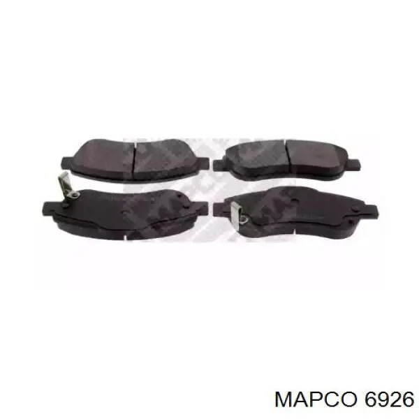 6926 Mapco колодки тормозные передние дисковые