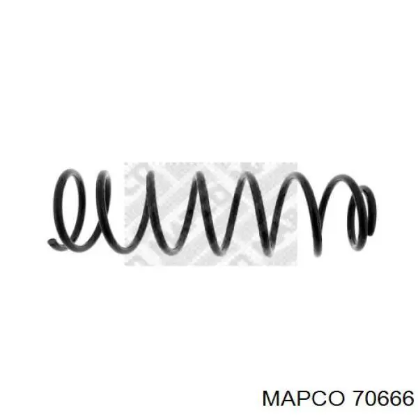 70666 Mapco пружина задняя