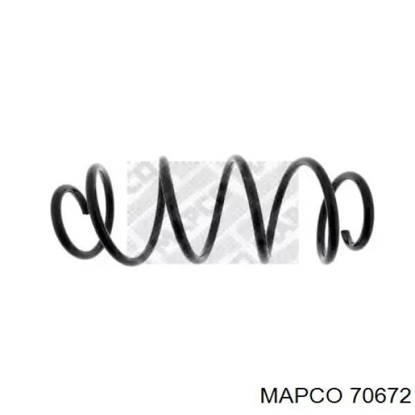 70672 Mapco пружина передняя