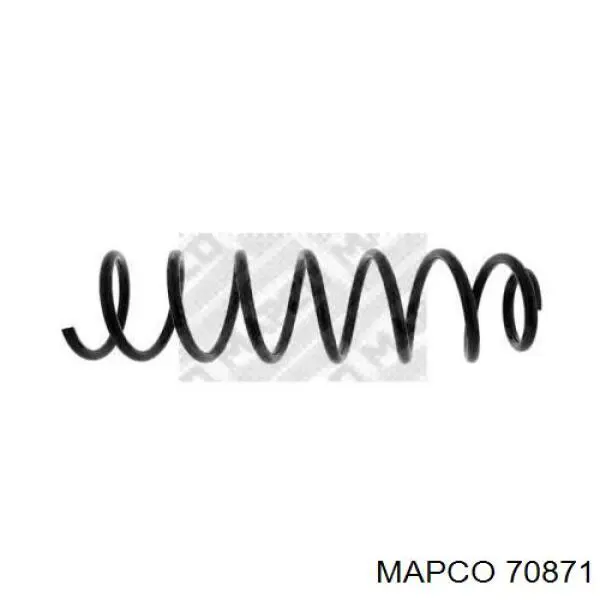 70871 Mapco пружина задняя
