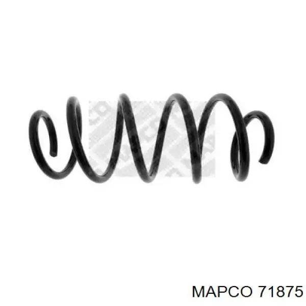 71875 Mapco пружина передняя