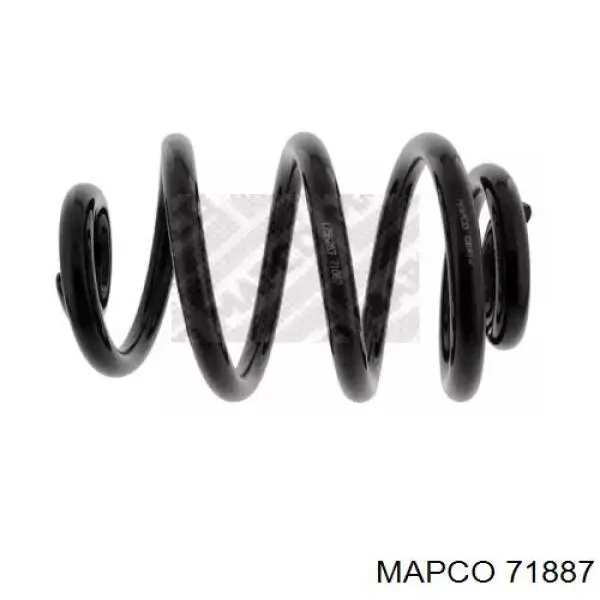 71887 Mapco Пружина подвески задняя