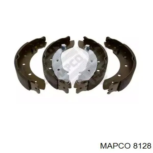 8128 Mapco колодки тормозные задние барабанные