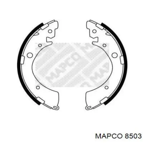 8503 Mapco колодки тормозные задние барабанные